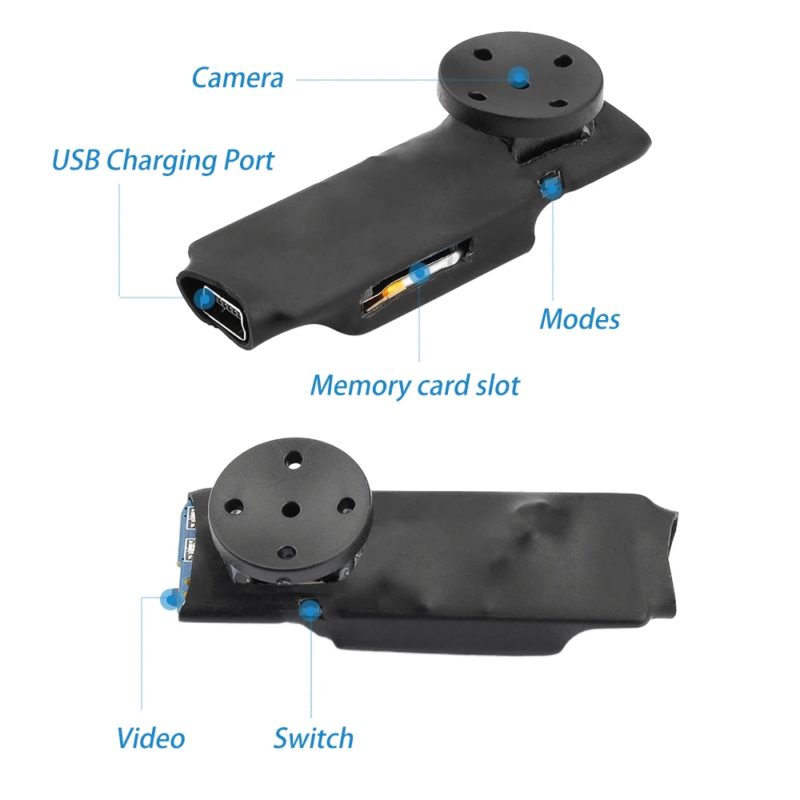 167671-i6tf94.jpg Mini caméra espion, bouton de chemise, 1080P, micro intégré, chargement USB, avec carte Micro SD 32GB – Image 5