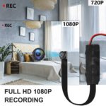 Mini caméra espion, 1080P, détection de mouvement, sécurité à domicile, bouton de chemise, avec télécommande – Image 2