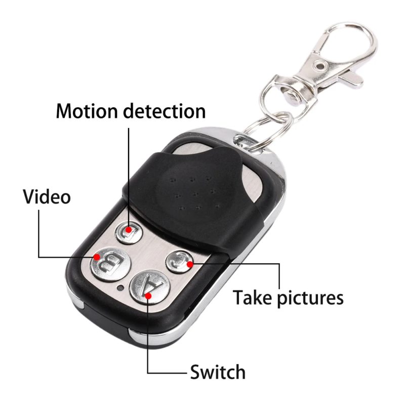 Mini caméra espion, 1080P, détection de mouvement, sécurité à domicile, bouton de chemise, avec télécommande – Image 5