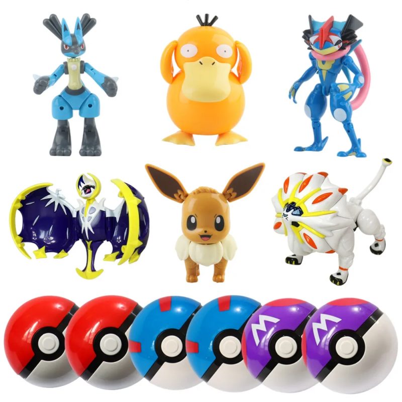 167778-7kcpro.jpg Pack de 6 figurines, Pokemon Ball, échelle 1/12 – Image 5