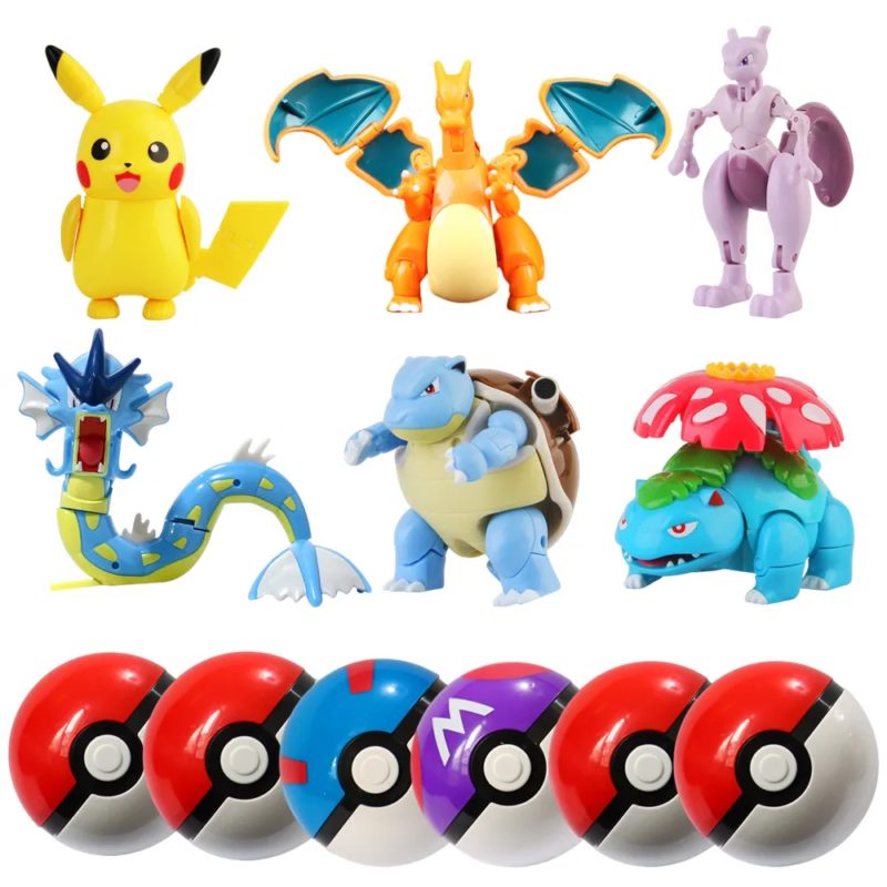 167778-r9nnuq.jpg Pack de 6 figurines, Pokemon Ball, échelle 1/12 – Image 4