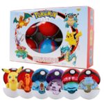 Pack de 6 figurines, Pokemon Ball, échelle 1/12