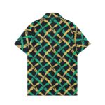 Chemise en coton pour homme, à manches courtes, décontracté, imprimé fantaisie – Image 2