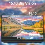 Moniteur portable 16″, écran IPS tactile, Ultrawide, 1920x1200, 16:10, 3ms, Mini HDMI, USB Type-C – Image 7