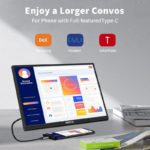 Moniteur portable 18.5″, écran IPS A+, 100Hz, 1920×1080, 3ms, USB Type-C, HDMI – Image 7