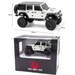 Mini voiture d'escalade RC 2.4GHz, Jeep Wrangler, moteur brossé 4x4, 1/24, 6.5km/h – Image 8