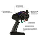 Mini voiture d'escalade RC 2.4GHz, Jeep Wrangler, moteur brossé 4x4, 1/24, 6.5km/h – Image 9