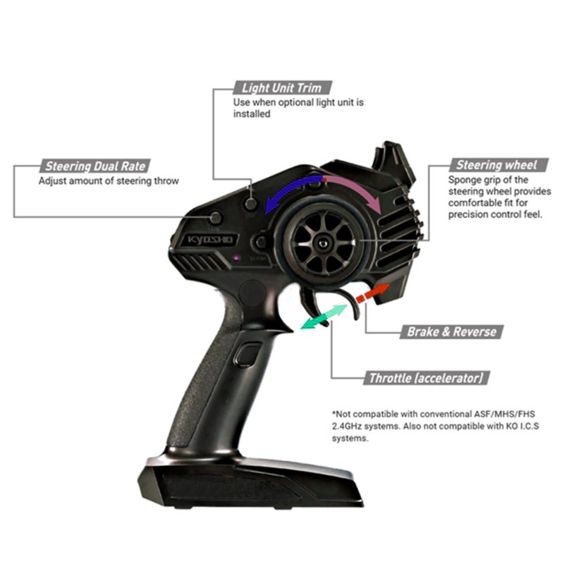 Mini voiture d'escalade RC 2.4GHz, Jeep Wrangler, moteur brossé 4x4, 1/24, 6.5km/h – Image 9