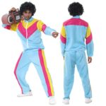 Déguisement Jogging rétro, survêtement vintage, années 70 et 80 – Image 2