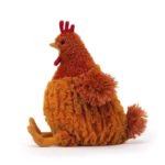 Peluche de poule réaliste, douce et confortable, 23 cm – Image 3