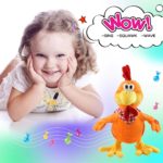 Peluche de poulet amusante, danse sur de la musique, 38 cm – Image 6