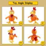 Peluche de poulet amusante, danse sur de la musique, 38 cm – Image 4
