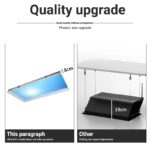 Plafonnier LED de bien-être, imitation ciel bleu intelligente, puits de lumière artificiel, à intensité réglable – Image 16