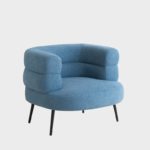 Fauteuil d'appoint, de style minimaliste, élégant et confortable