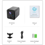 Mini caméra de sécurité 3MP, Wifi, 4G, faible consommation, détection PIR infrarouge, rechargeable – Image 11