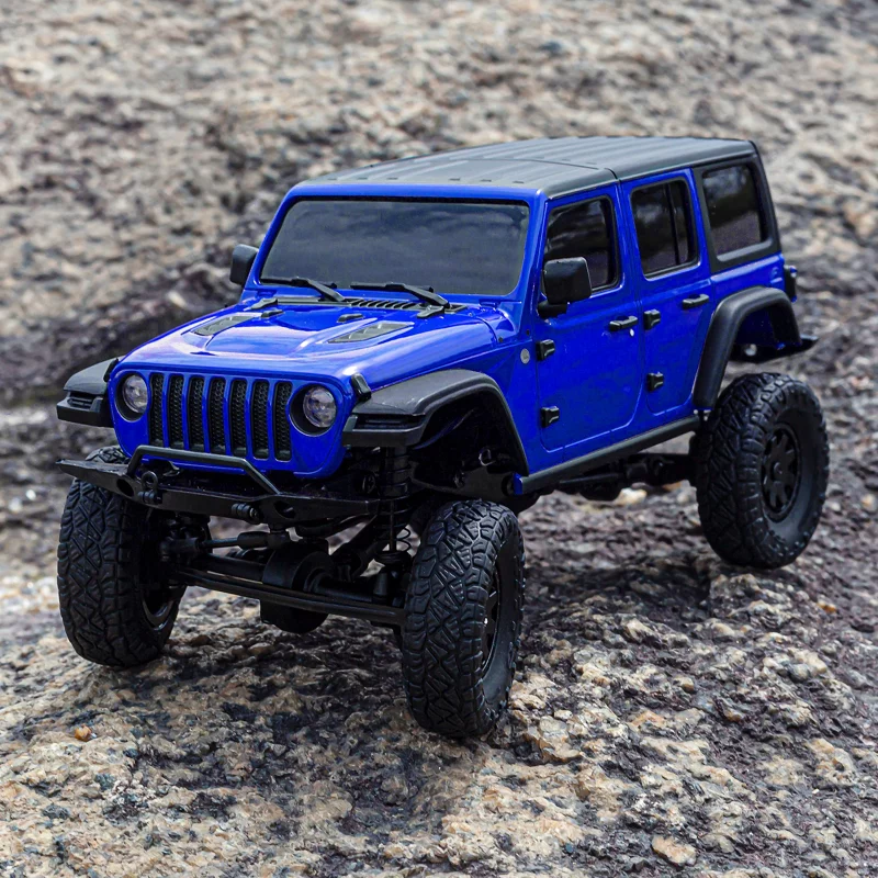 Mini voiture d'escalade RC 2.4GHz, Jeep Wrangler, moteur brossé 4x4, 1/24, 6.5km/h – Image 6