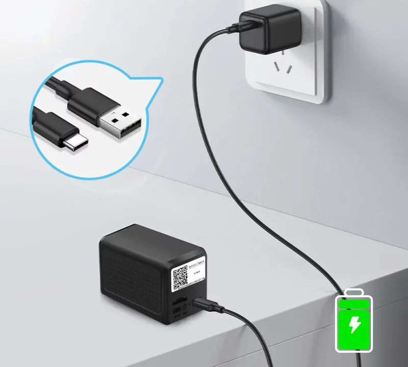 Mini caméra de sécurité 3MP, Wifi, 4G, faible consommation, détection PIR infrarouge, rechargeable – Image 9