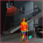 Mini caméra de sécurité 3MP, Wifi, 4G, faible consommation, détection PIR infrarouge, rechargeable – Image 2