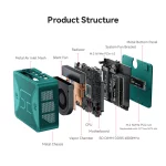 Mini PC AMD de gaming, Ryzen 9 6900HX, BT 5.2, WiFi 6, 2.5 Gbps, 32 Go RAM DDR5, 1T SSD NVMe, Windows 11 – Image 7