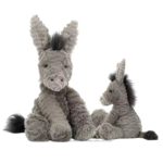 Peluche d'âne gris, doux et mignon, de 23 à 60 cm – Image 4