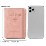 Etuis pour passeport avec nom personnalisé, porte-document de voyage – Image 8