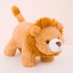 Peluche d'animaux, lion, éléphant, hippopotame, 45 cm – Image 4