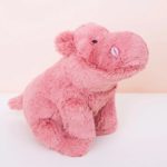 Peluche d'animaux, lion, éléphant, hippopotame, 45 cm – Image 5