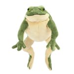Peluche de grenouille verte, douce et confortable, oreiller, de 29 à 58 cm – Image 3