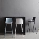 Chaise de bar moderne, décontractée et minimaliste, 65 cm – Image 7