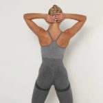 Ensemble de fitness 2 pièces, tenue de sport sans couture, anti-rétrécissement et respirant – Image 8