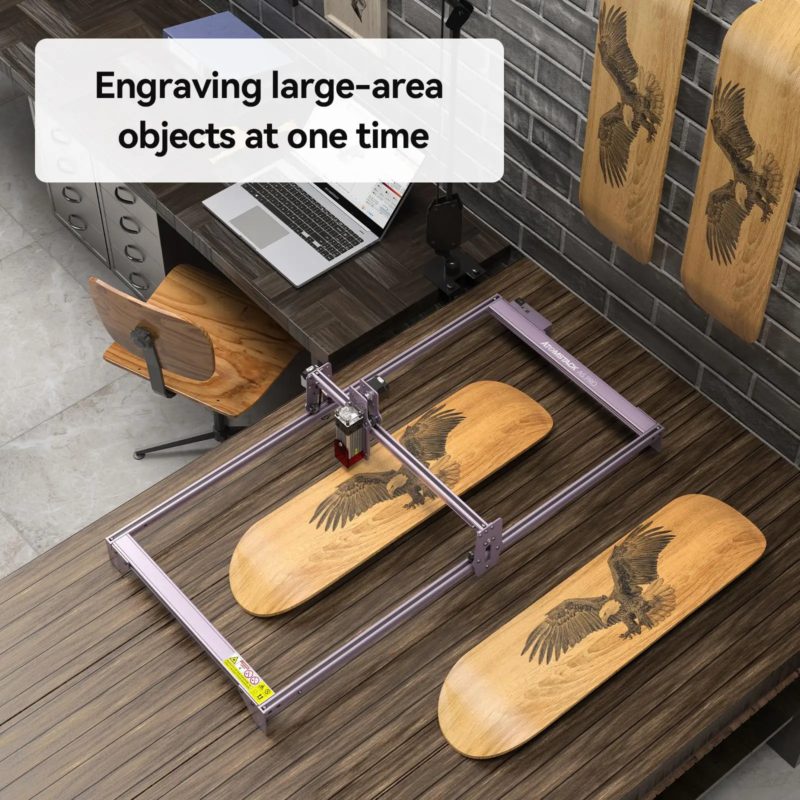 Kit d'extension pour graveur laser ATOMSTACK, agrandir la zone de travail 850 x 410 mm – Image 3
