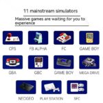 Console de jeux d'arcade avec écran 10", 1024x600, 64GB, rechargeable, 5000 jeux préinstallés – Image 4