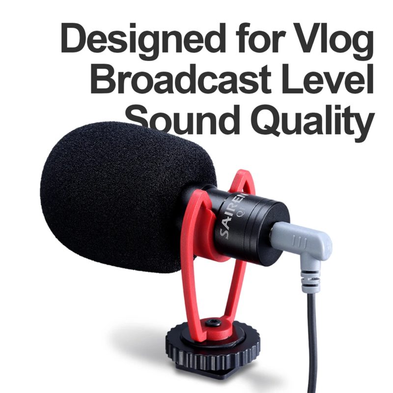 171049-dszaqg.jpg Microphone universel, kit pour enregistrement vidéo sur caméra, pour DSLR, Android, iPhone, GoPro – Image 5