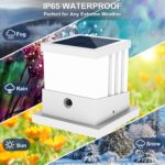 Lampe solaire pour poteau d'extérieur, étanche IP65, 2000mAh, lanterne de jardin – Image 5