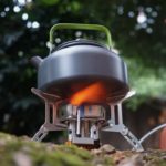 Réchaud à gaz à trois têtes, haute puissance 5800 W, avec allumage électrique, cuisinière de camping avec boîte – Image 2