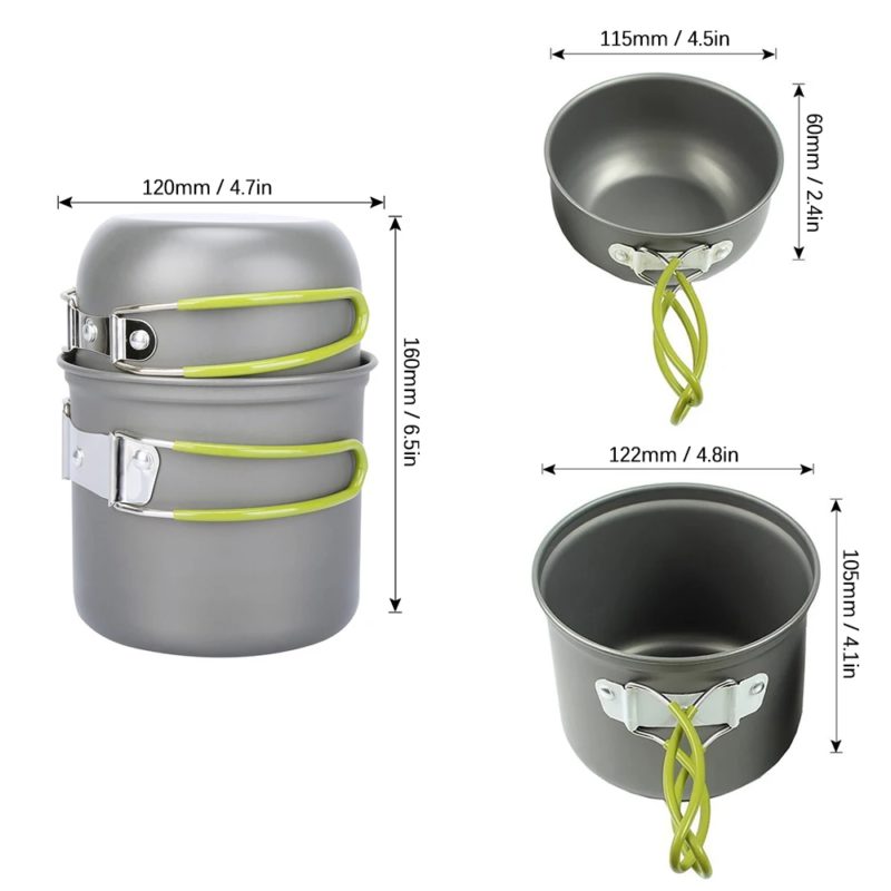 171200-nrfn0s.jpg Ensemble de réchaud à gaz 3000 W, casseroles de camping et support de sécurité – Image 2