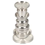 Ensemble d'ustensiles de camping, assiettes et bols, en acier inoxydable 304, 12 pièces – Image 3