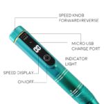 Ponceuse à ongles électrique sans fil, 35'000 tr/min, rechargeable, pour manucure et pédicure – Image 2