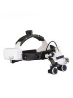 Lunettes loupe binoculaire LED 5W, éclairante, grossissement 2.5X à 3.5X, pour la chirurgie dentaire