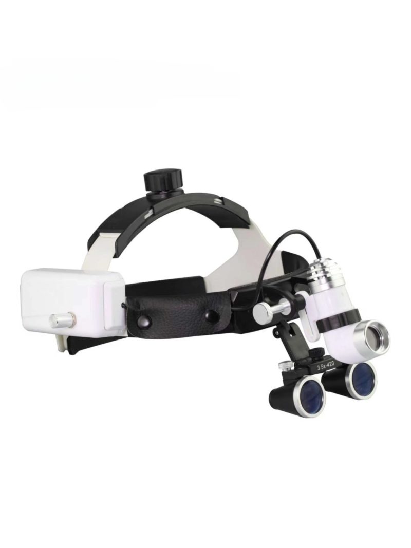 Lunettes loupe binoculaire LED 5W, éclairante, grossissement 2.5X à 3.5X, pour la chirurgie dentaire – Image 1