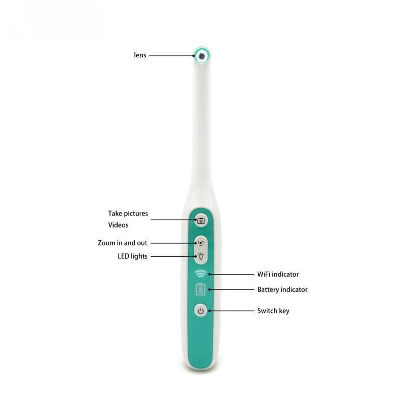 Caméra intra orale portable avec batterie pour dentiste, Wifi, Android, iOS, PC et Mac – Image 2
