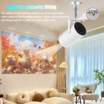 Projecteur Android 11, HY300 Plus, focus électronique, 1280x720P, 4K, WiFi 6, rotation 180°, Home cinéma – Image 5