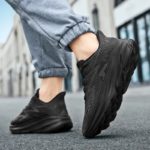 Chaussures de course respirantes et confortables, baskets légères, semelle haute avec amortissement – Image 6