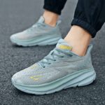 Chaussures de course respirantes et confortables, baskets légères, semelle haute avec amortissement – Image 5