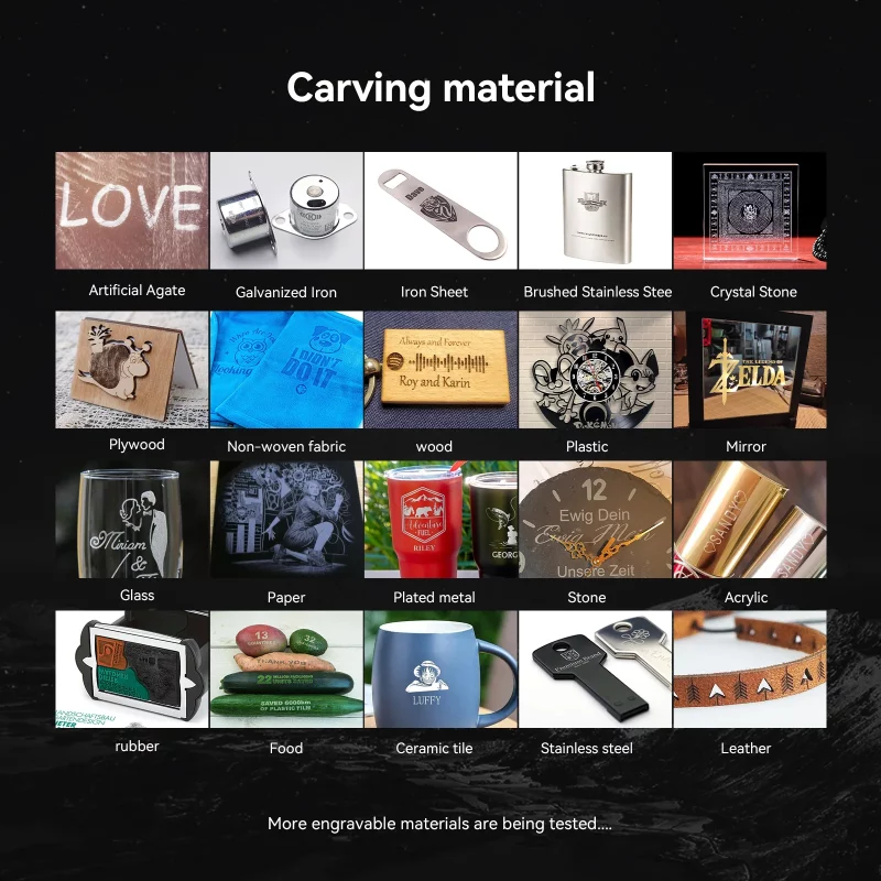 Graveur laser CNC, ATOMSTACK X40 MAX, kit de découpe et gravure professionnelle, zone de travail 800 x 400 mm – Image 3