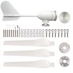 Energie éolienne à vent, 4000W, avec contrôleur MPPT/Hybride, 3 à 5 pales, pour usage domestique – Image 12