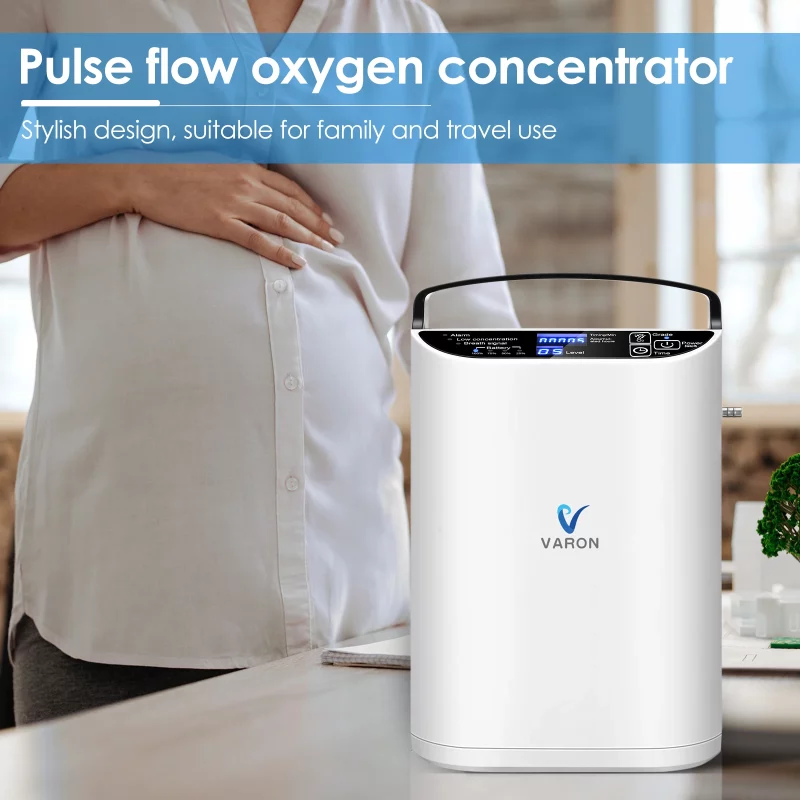 Concentrateur d’oxygène portable 5l/min, à débit pulsé et réglable, méthode PSA, avec batterie integrée et sac de transport – Image 10
