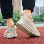 Chaussures de course respirantes et confortables, baskets légères, semelle haute avec amortissement – Image 9