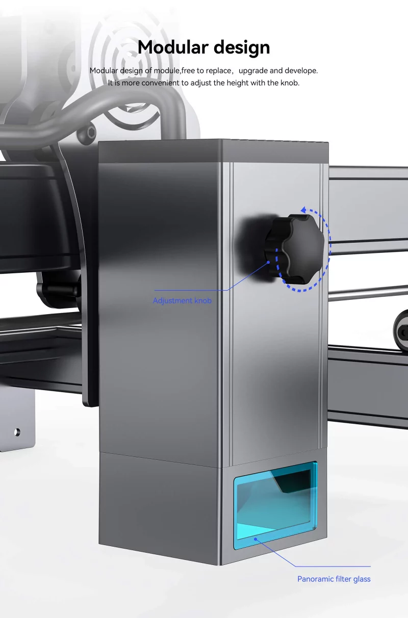 Graveur laser CNC, ATOMSTACK S20 Pro, 130W, kit pour découpe et gravure, support hors ligne – Image 8