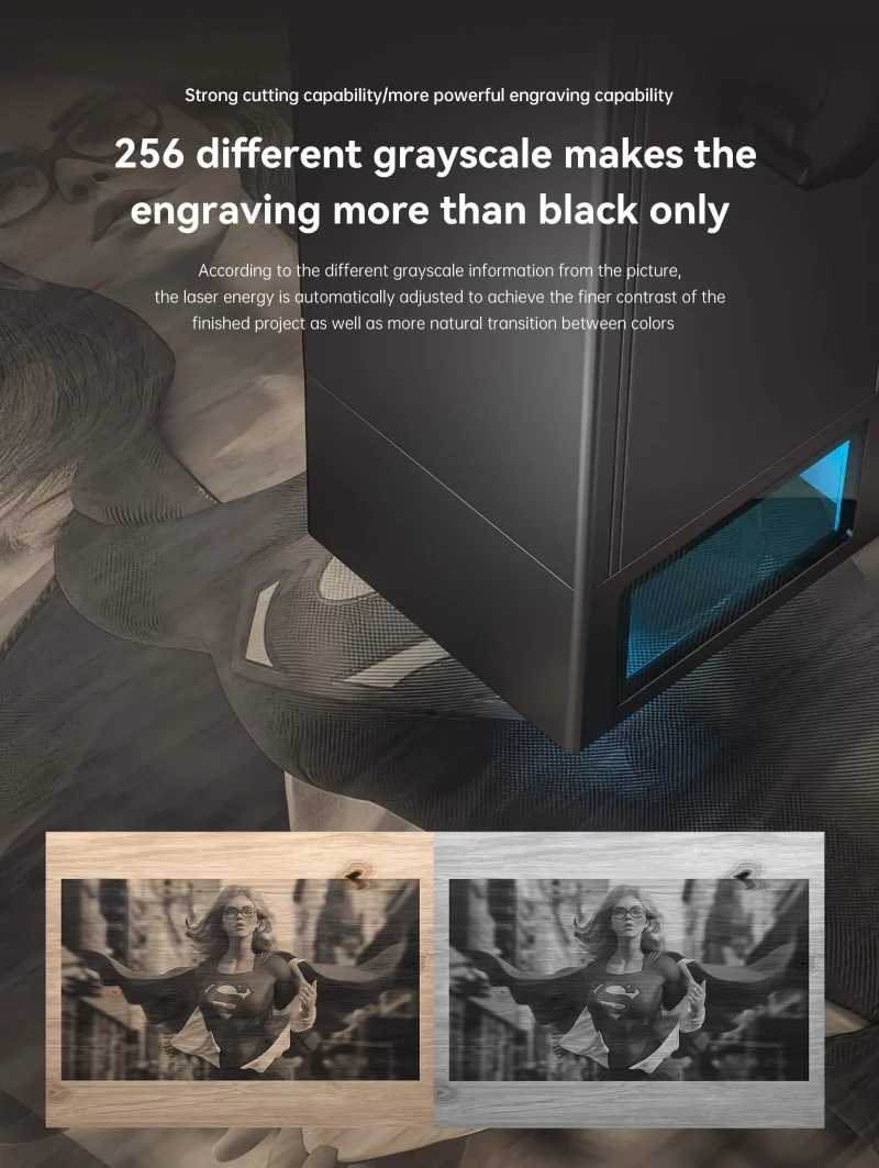 Graveur laser CNC, ATOMSTACK S20 Pro, 130W, kit pour découpe et gravure, support hors ligne – Image 20
